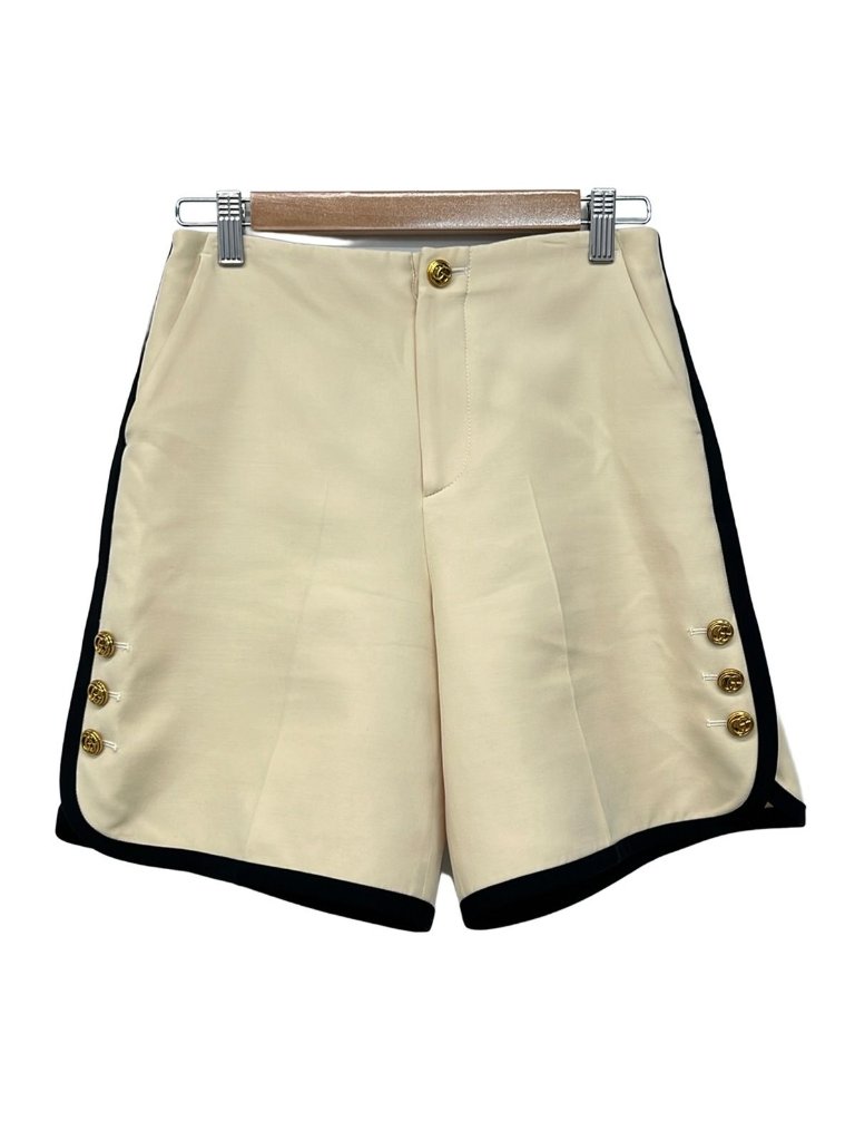 Gucci Shorts Ivory Black